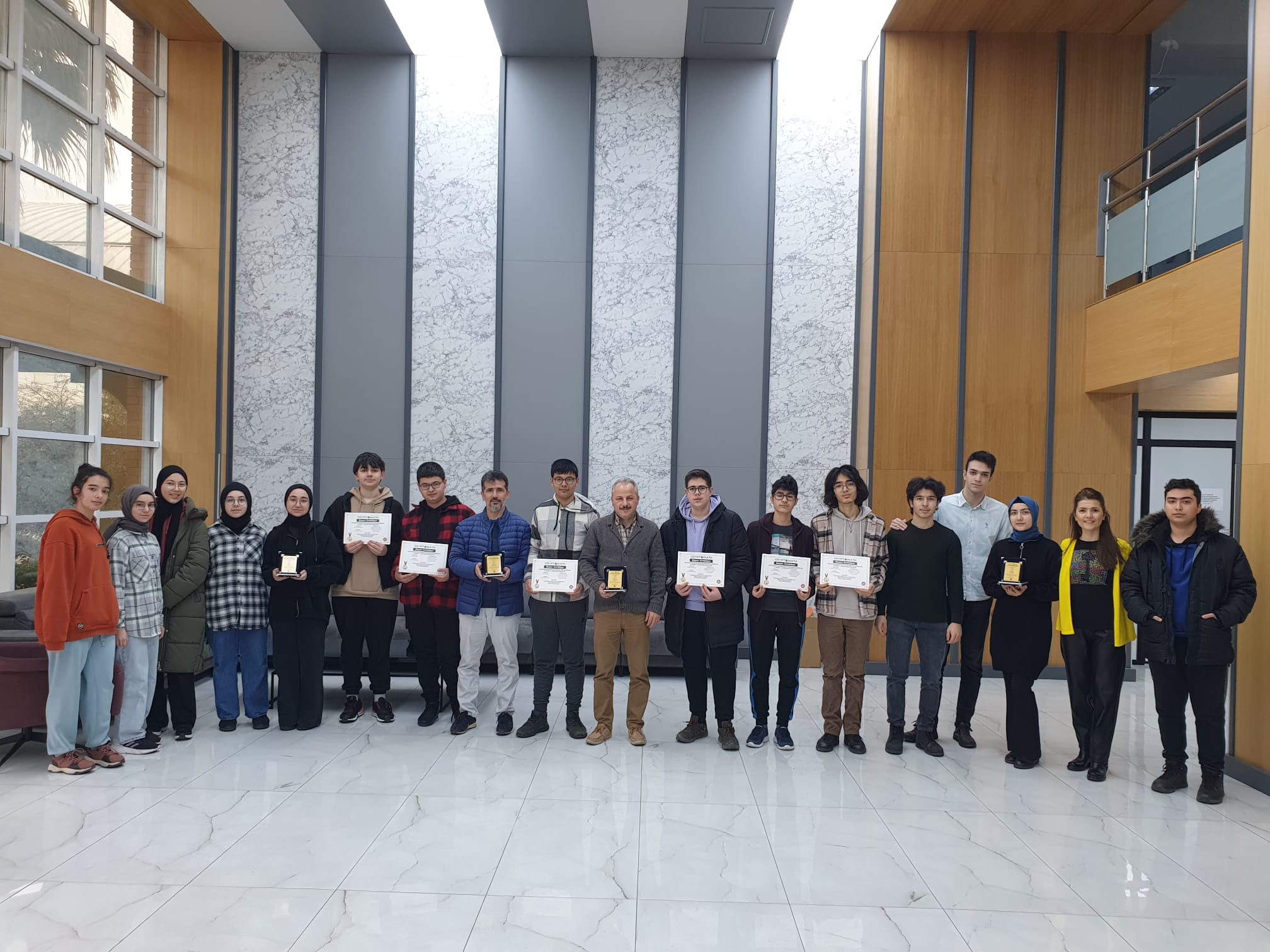 CryptoMath Matematiksel Şifreleme Yarışması’nda Dereceye Giren Öğrencilerimiz Ödüllerini Aldı